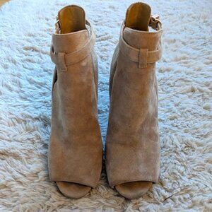 The MICHAEL Michael Kors Lawson Open Toe Suede Bootie